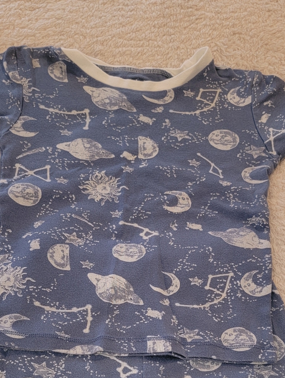 Birds Beers Blue Pajama Top 5T